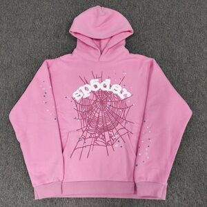Pink OG Spider Hoodie Fits A Size Medium
